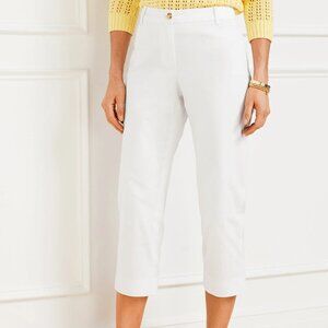 Talbots Women's Perfect Skimmer Slim Leg Jeans - White - Size 6P - NWT